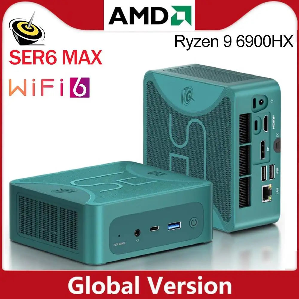 MINI PC Beelink SER6 PRO 7735HS Mini PC Windows 11 Pro AMD Ryzen 7 DDR5  32G/500G